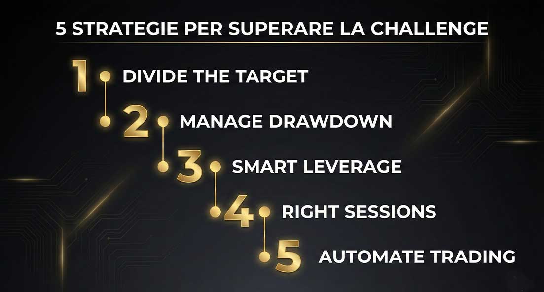 strategie per superare challenge prop firm trading